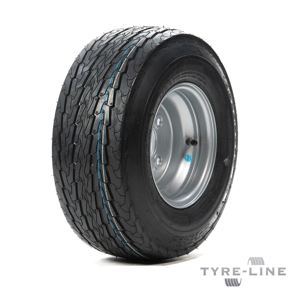 16.5x6.5-8 72M Tyre & 4 Stud, 100mm PCD Rim