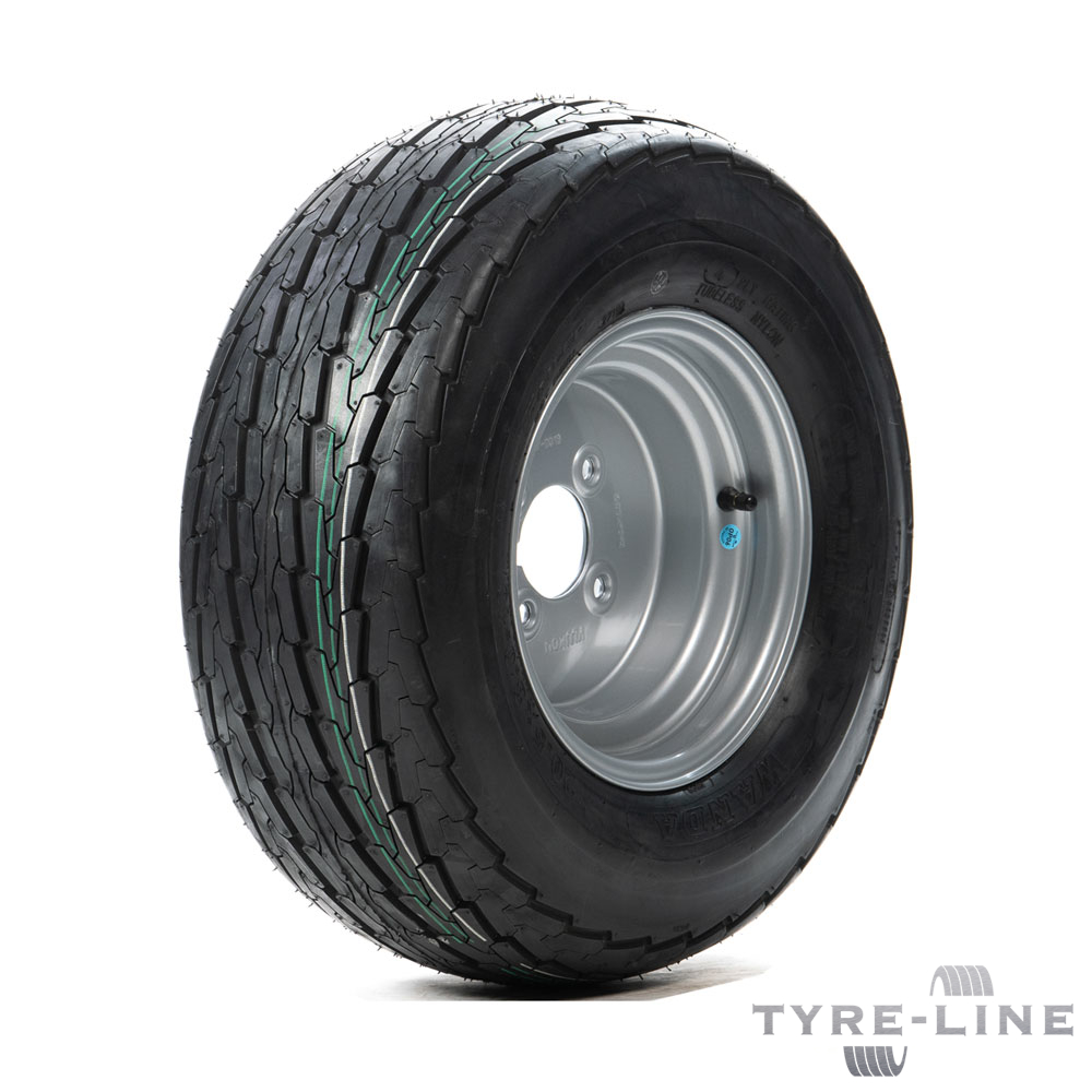 20.5x8.0-10 77M Tyre & 4 Stud, 101.6mm PCD Rim