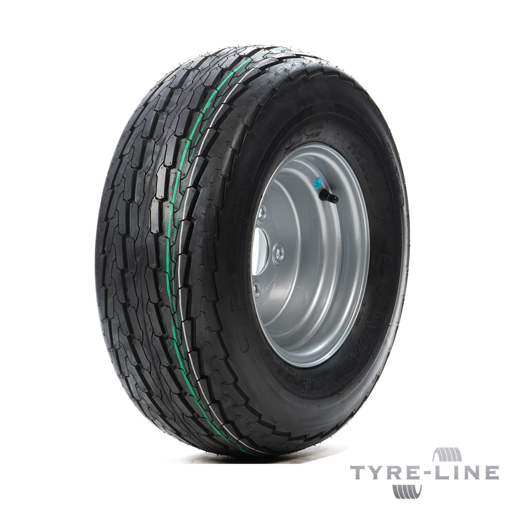 20.5x8.0-10 77M Tyre & 4 Stud, 100mm PCD Rim