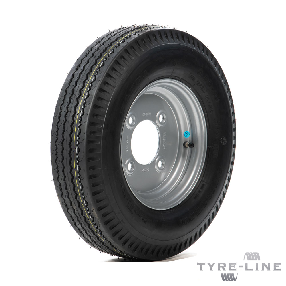 5.00-10 84N Tyre & 4 Stud, 139.7mm PCD Rim