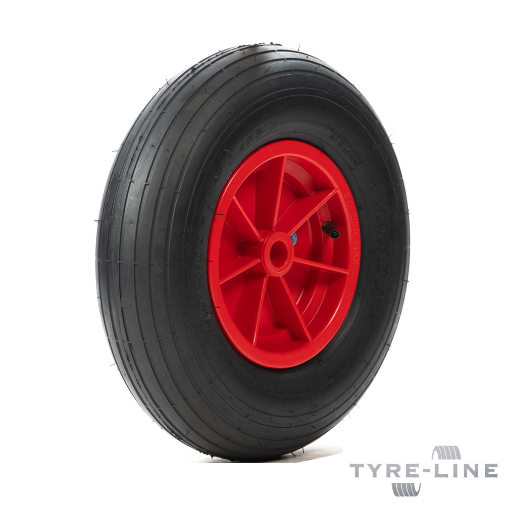 4.80/4.00-8 4pr M/Rib Tyre & 26mm Bore Rim