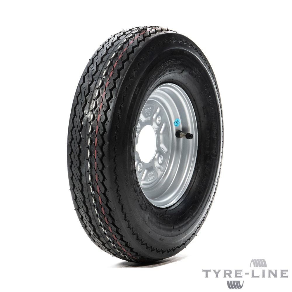 4.80/4.00-8 71M Tyre & 4 Stud, 101.6mm PCD Rim